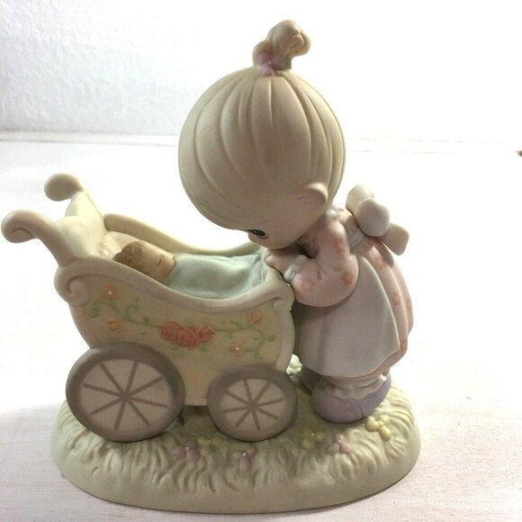 Collectible Precious Moments - 1996 "Something Precious From Above" 524360 - Picture 1 of 7